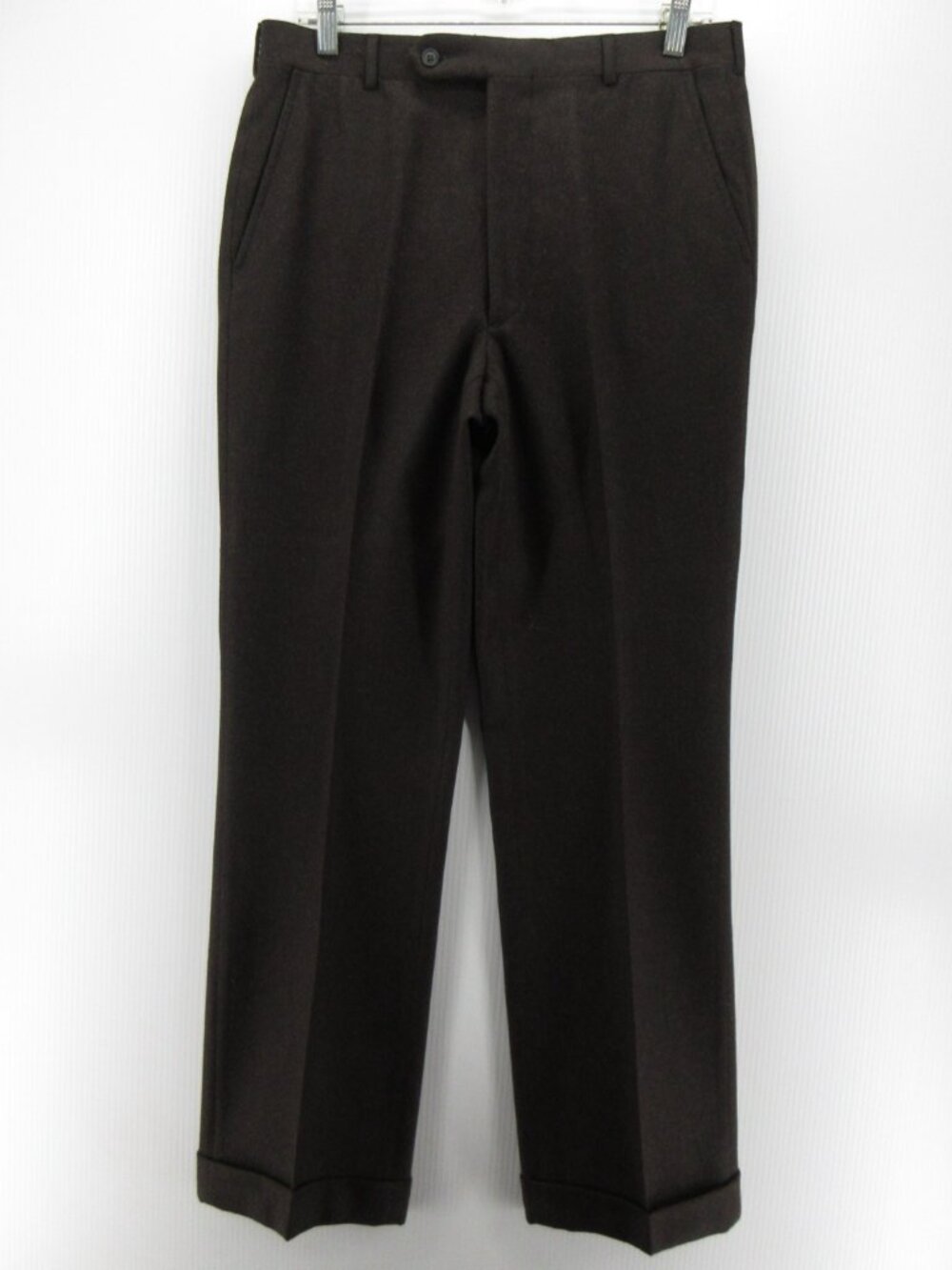 Paul Stuart Pants 32X32 Wool Trousers Cuffed Classic Quiet Luxury